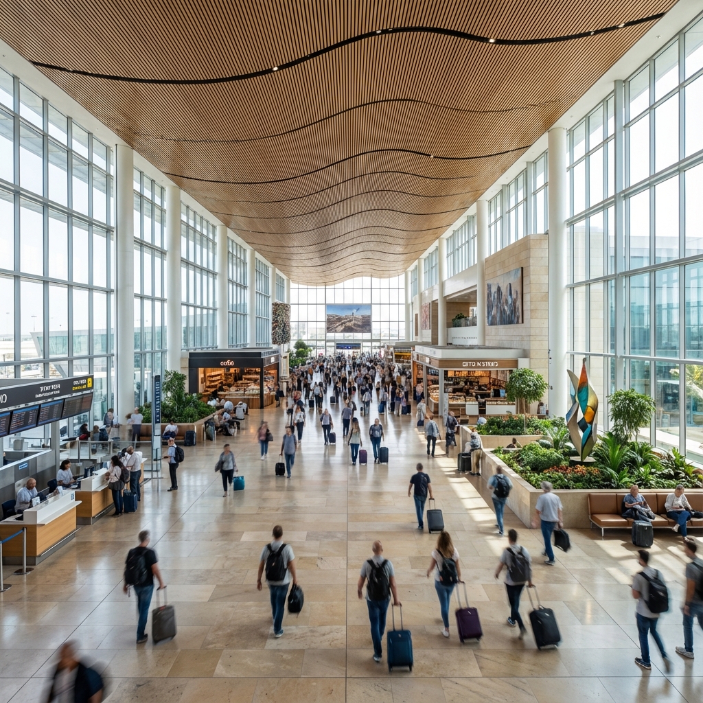 מודרני נמל תעופה בן גוריון טרמינל